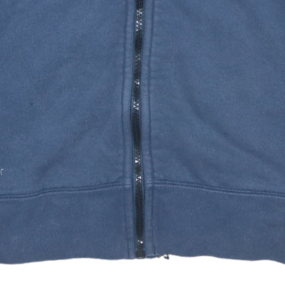 Mens UK Size M Nike Blue Full Zip Hoodie