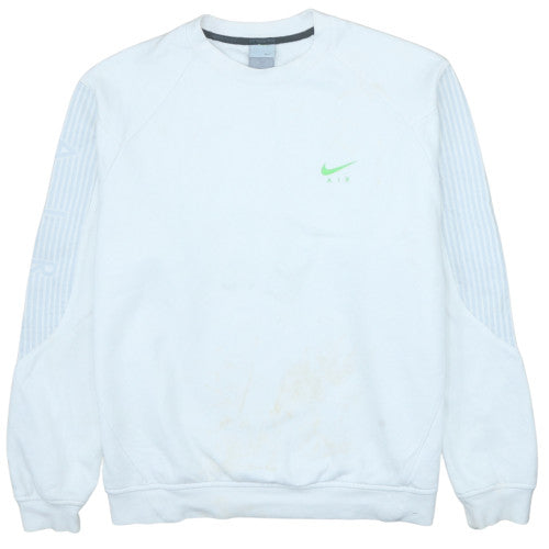 Mens UK Size M Nike White Pullover Sweatshirt
