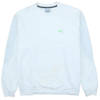 Mens UK Size M Nike White Pullover Sweatshirt