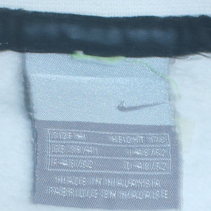 Mens UK Size M Nike White Pullover Sweatshirt