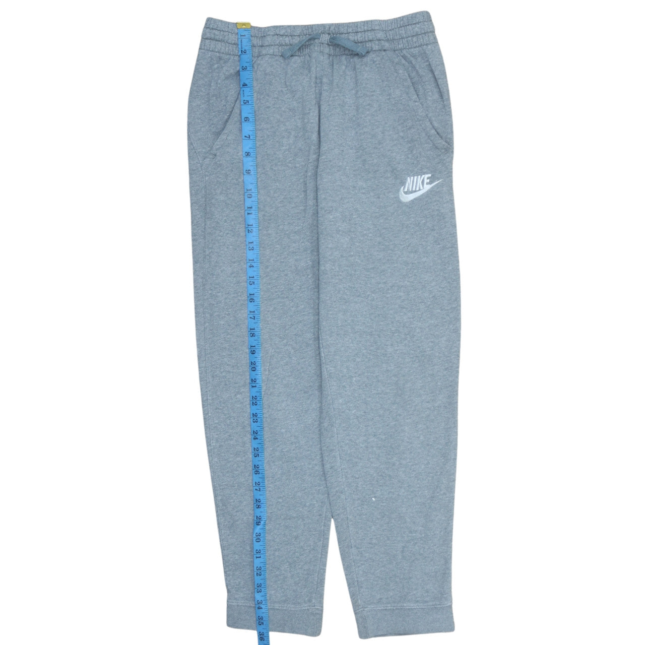 Boys UK Size L Nike Regular Fit Jogger Grey Trousers