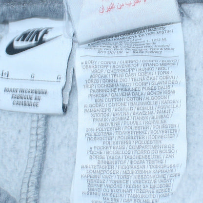 Boys UK Size L Nike Regular Fit Jogger Grey Trousers