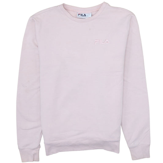 Mens UK Size S FILA Pink Pullover Sweatshirt