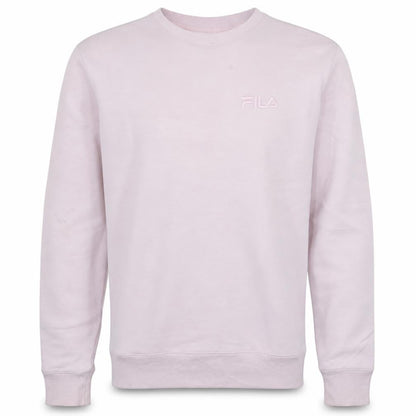 Fila Mens Pink Crew Neck Long Sleeve Pullover Sweatshirt Size S
