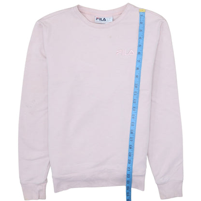 Mens UK Size S FILA Pink Pullover Sweatshirt