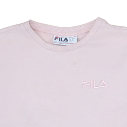 Mens UK Size S FILA Pink Pullover Sweatshirt