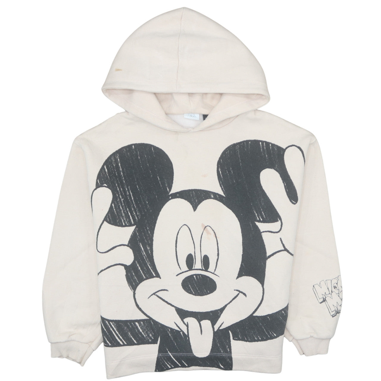 Girls UK Size 13-14 Years Zara Beige Pullover Hoodie