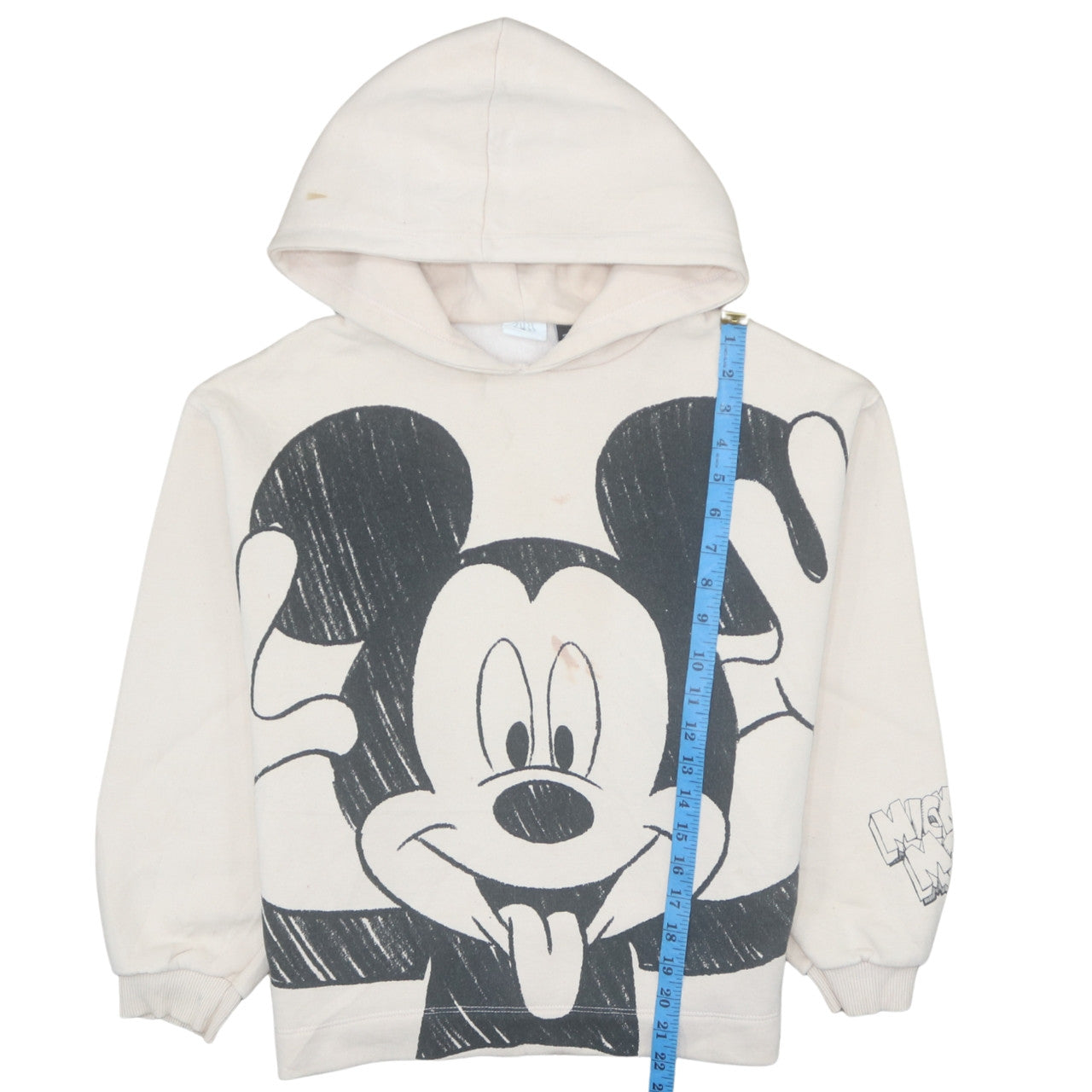 Girls UK Size 13-14 Years Zara Beige Pullover Hoodie
