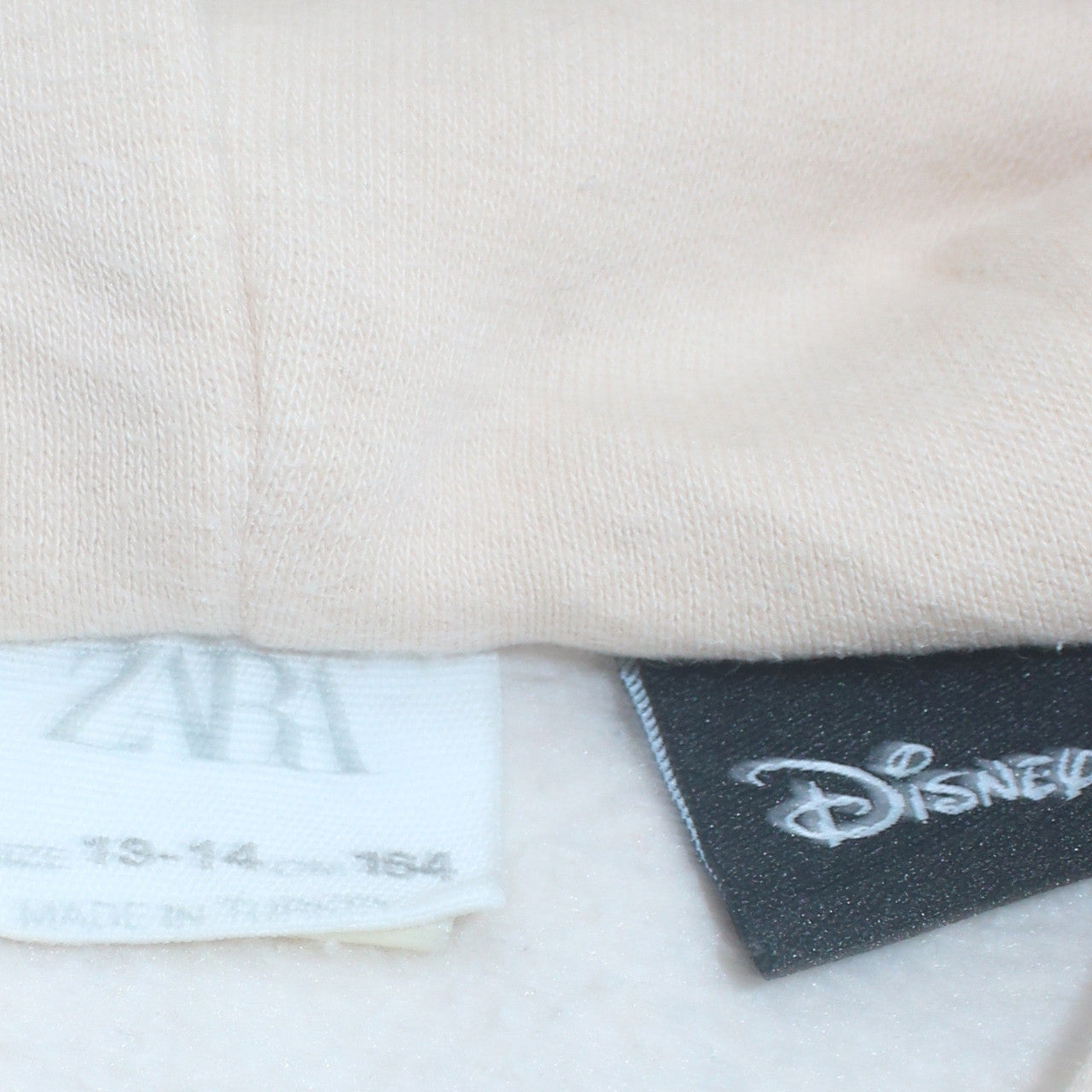 Girls UK Size 13-14 Years Zara Beige Pullover Hoodie