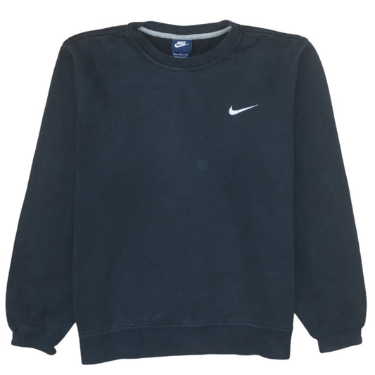 Mens UK Size M Nike Black Pullover Sweatshirt