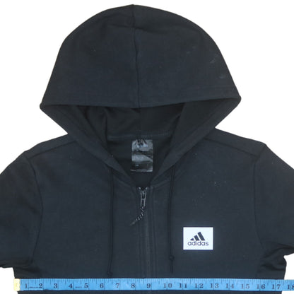 Mens UK Size XS adidas Black Full Zip Hoodie