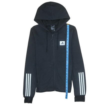 Mens UK Size XS adidas Black Full Zip Hoodie