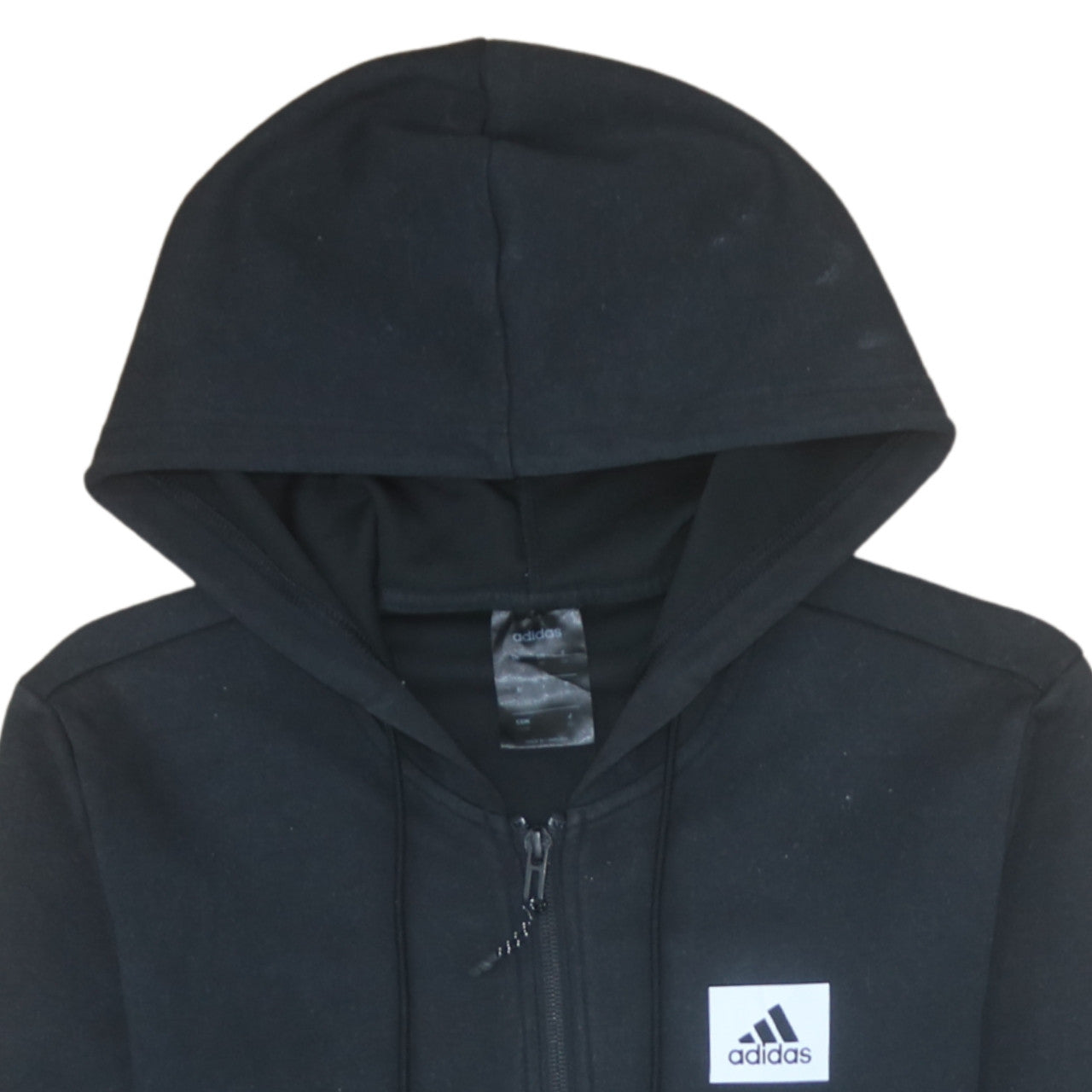 Mens UK Size XS adidas Black Full Zip Hoodie