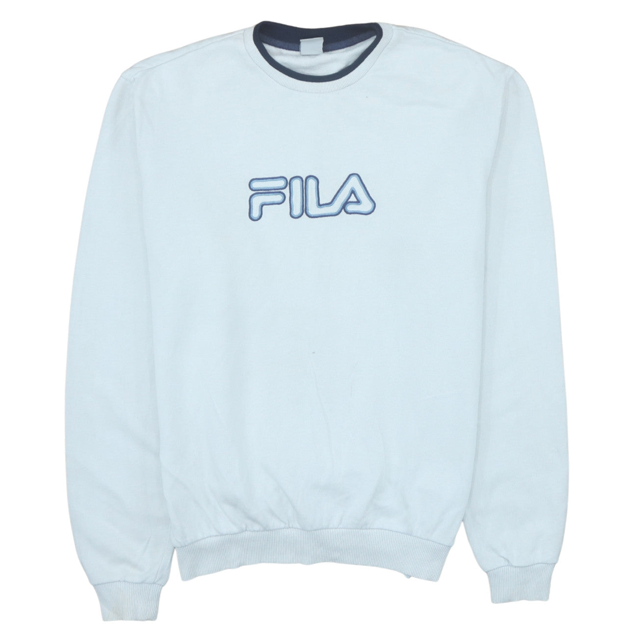 Mens UK Size M FILA White Pullover Sweatshirt