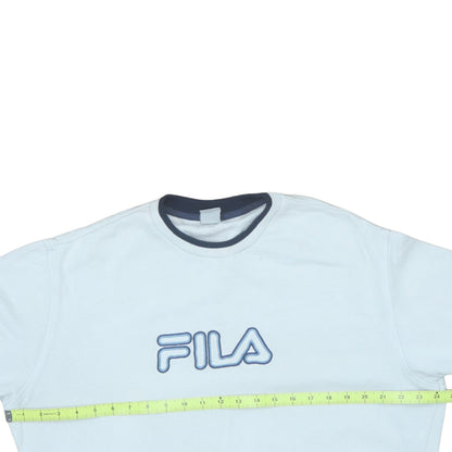 Mens UK Size M FILA White Pullover Sweatshirt