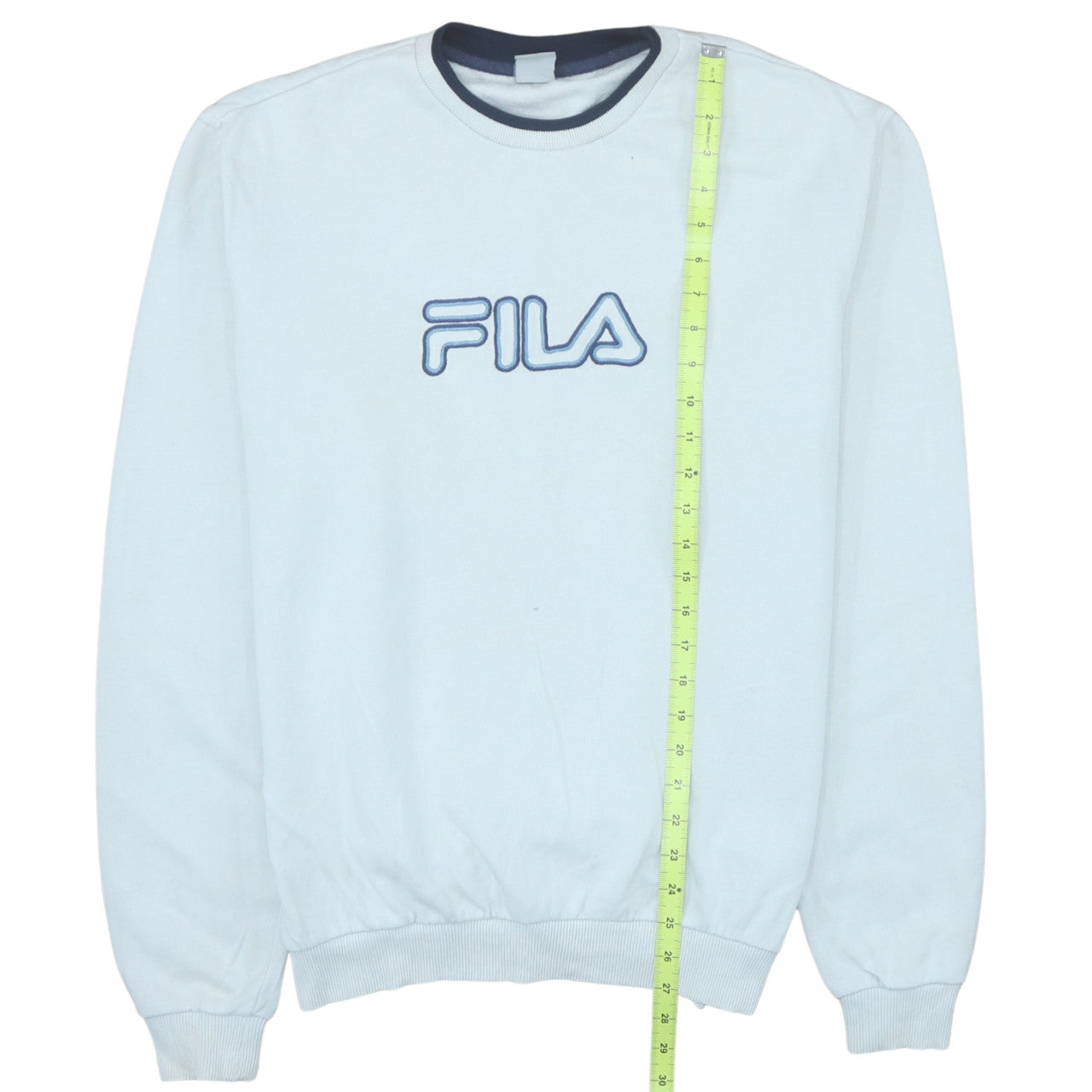 Mens UK Size M FILA White Pullover Sweatshirt