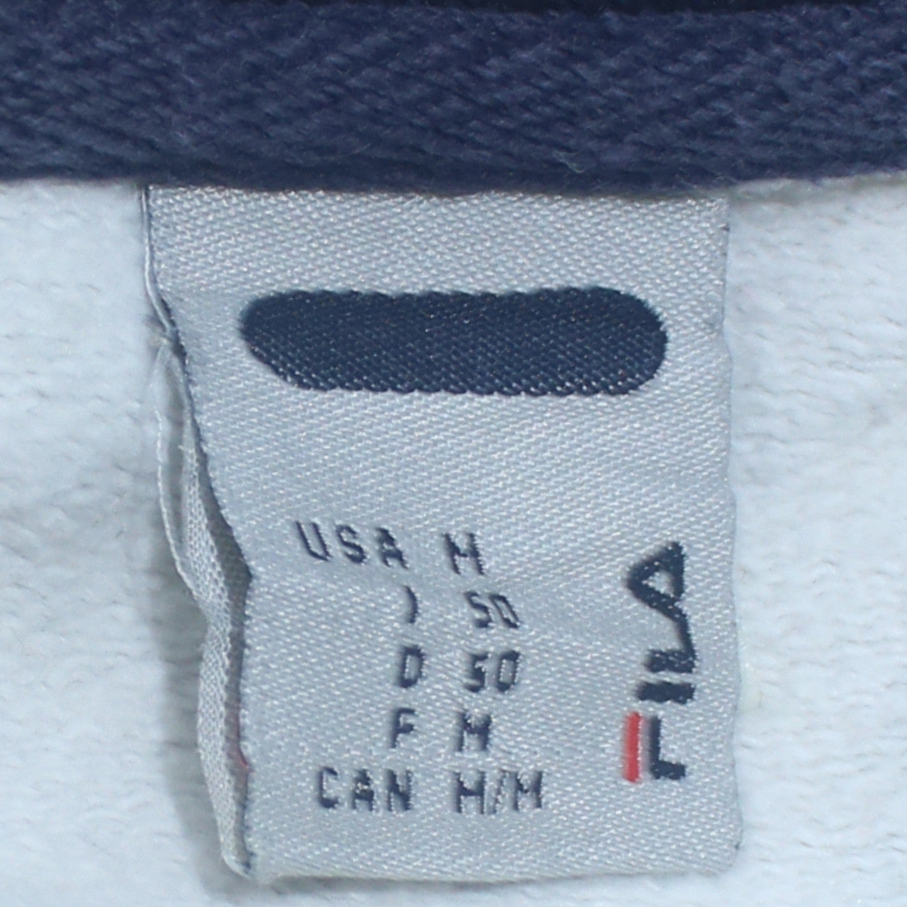Mens UK Size M FILA White Pullover Sweatshirt