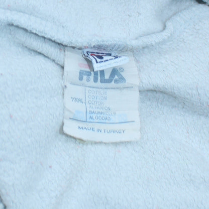 Mens UK Size M FILA White Pullover Sweatshirt