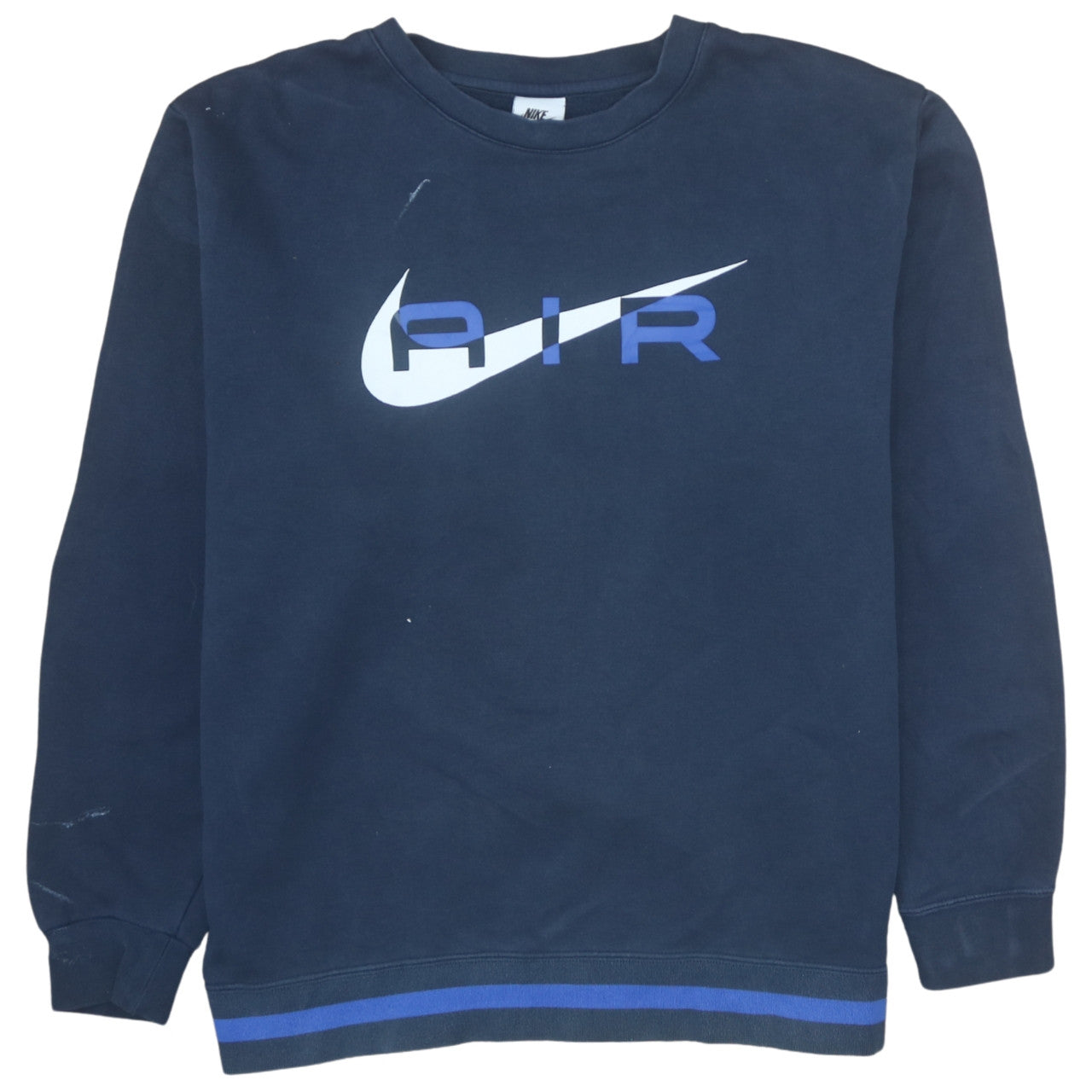 Mens UK Size L Nike Blue Pullover Sweatshirt