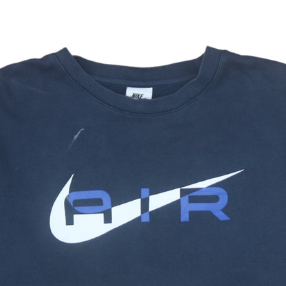 Mens UK Size L Nike Blue Pullover Sweatshirt
