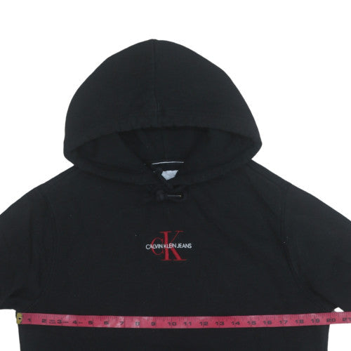 Mens UK Size S Calvin Klein Jeans Black Pullover Hoodie
