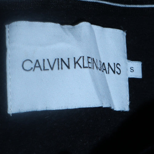 Mens UK Size S Calvin Klein Jeans Black Pullover Hoodie