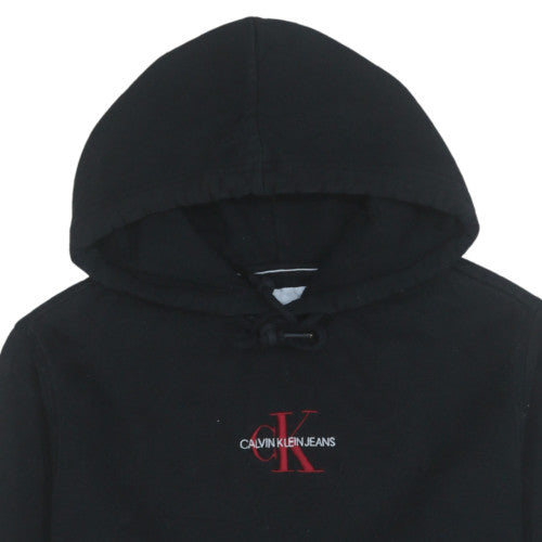 Mens UK Size S Calvin Klein Jeans Black Pullover Hoodie