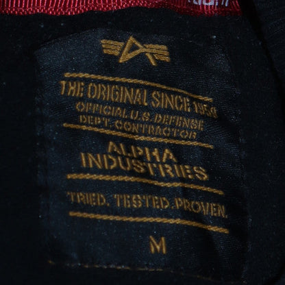 Mens UK Size M Alpha Industries Black Pullover Sweatshirt