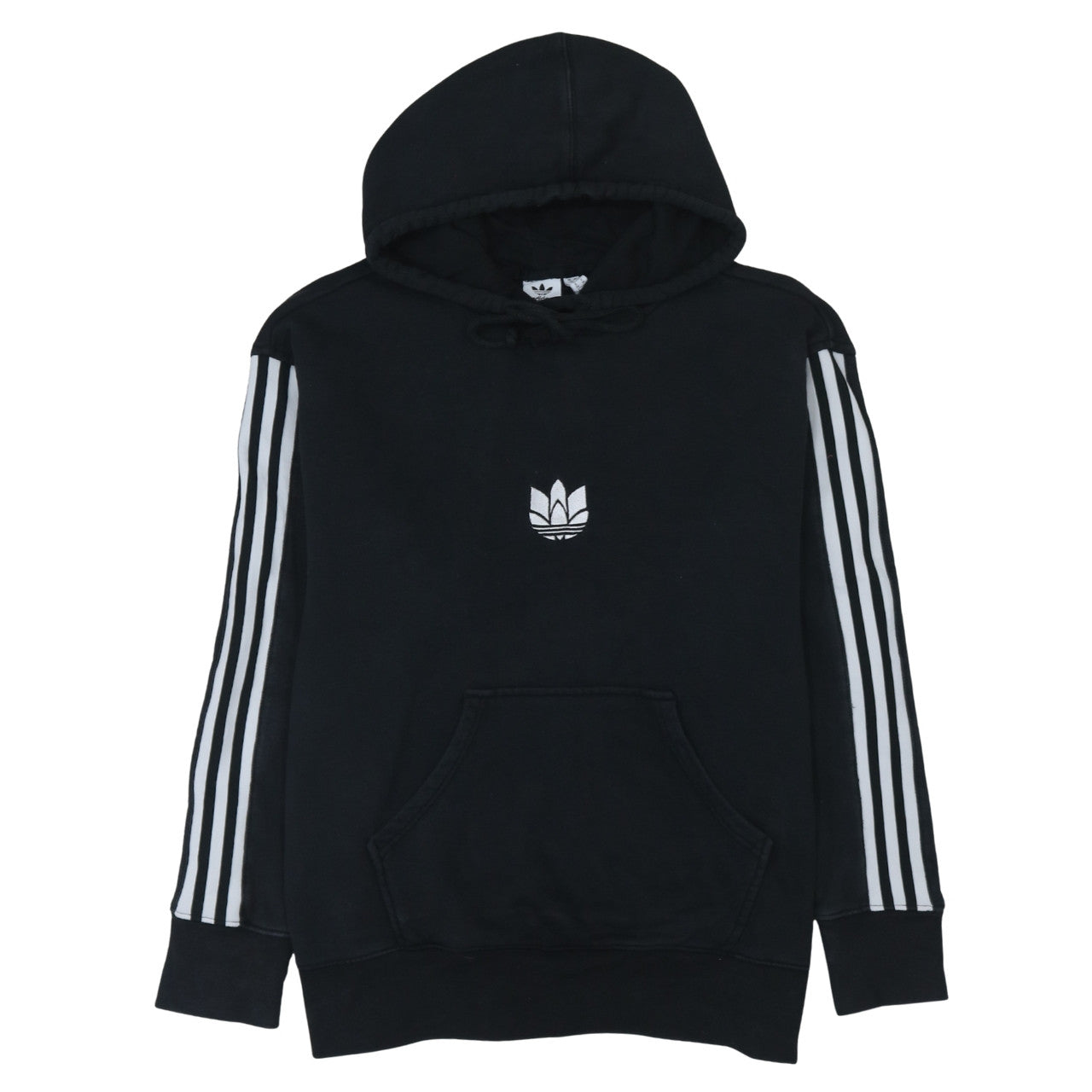 Womens UK Size 10 adidas Black Pullover Hoodie