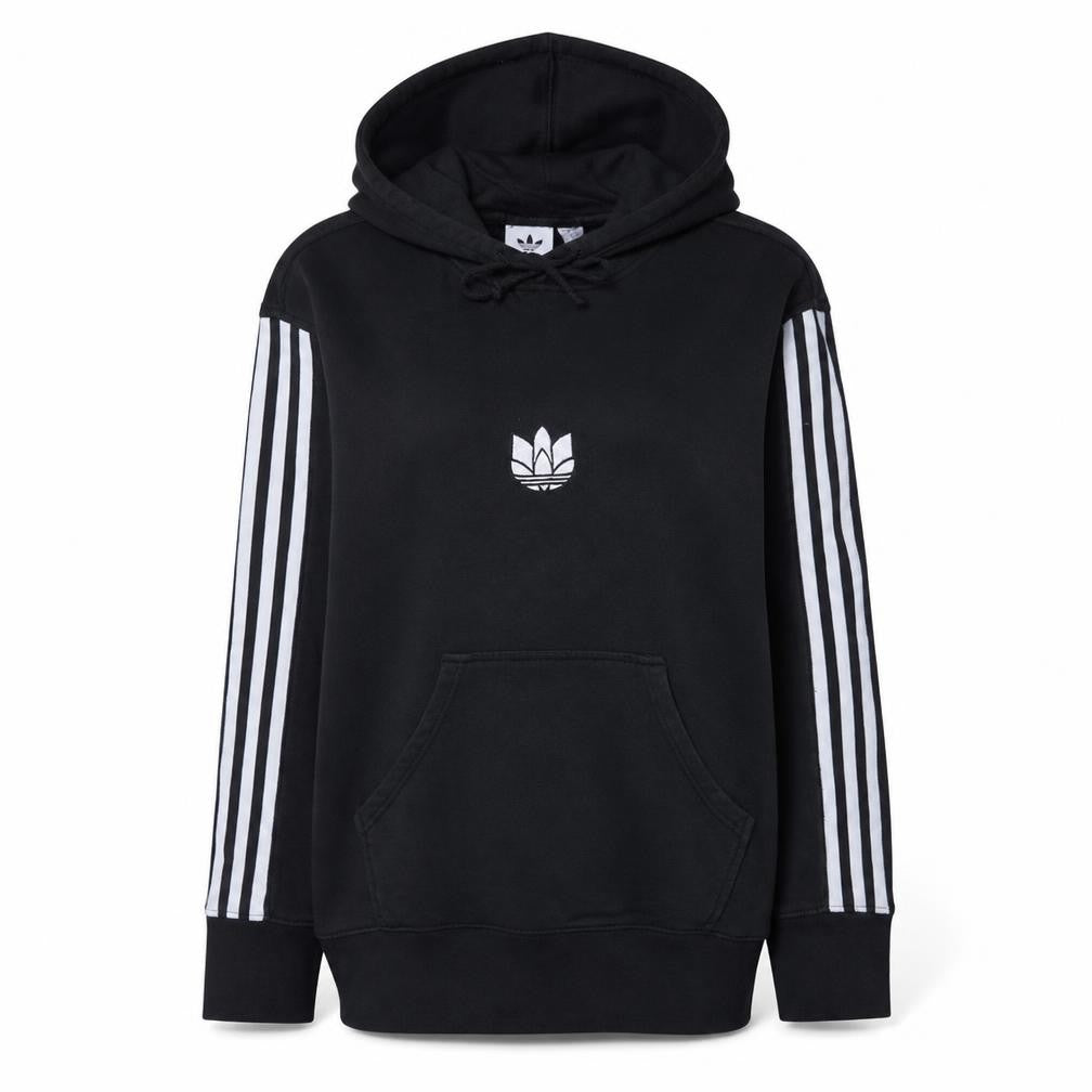 Womens UK Size 10 adidas Black Pullover Hoodie