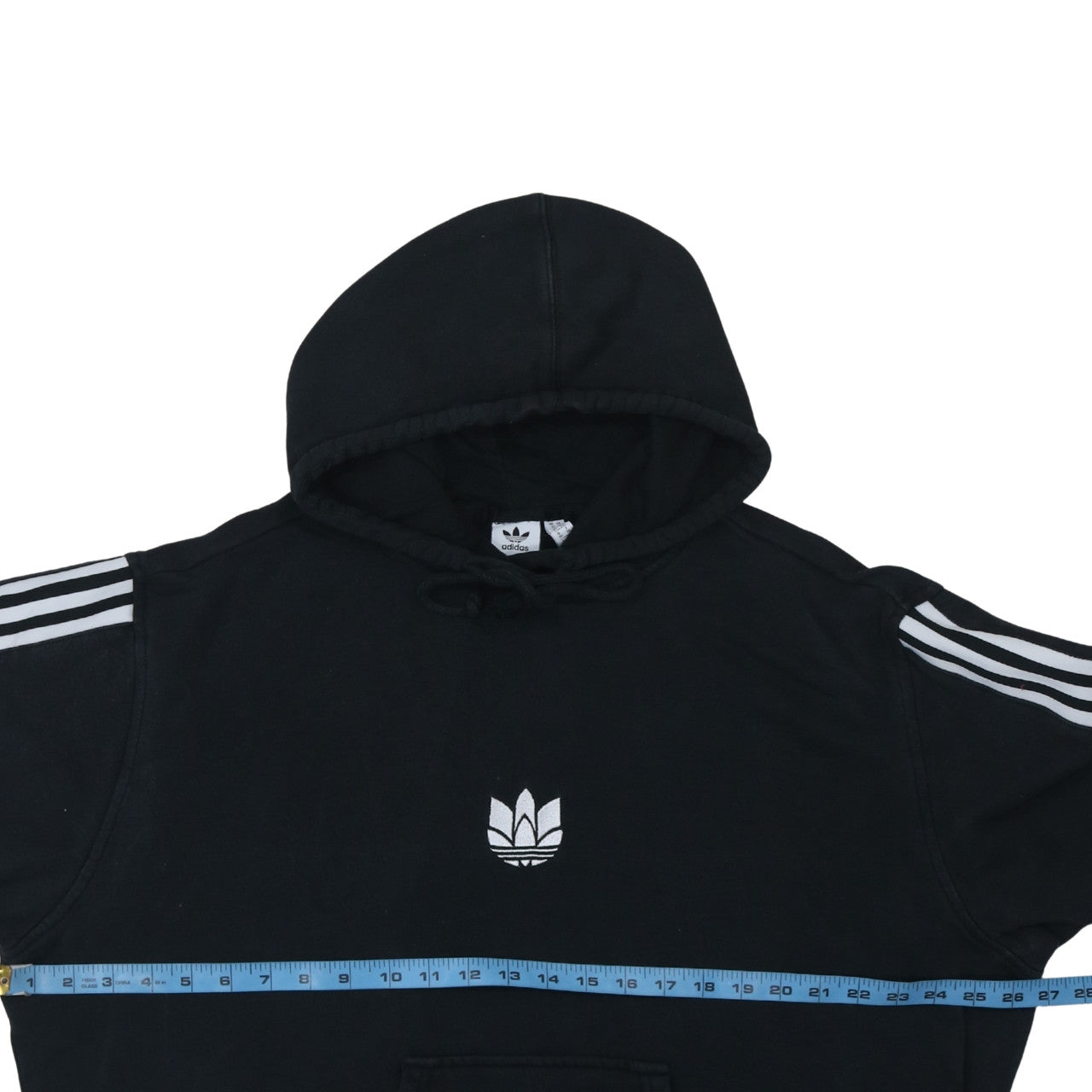 Womens UK Size 10 adidas Black Pullover Hoodie