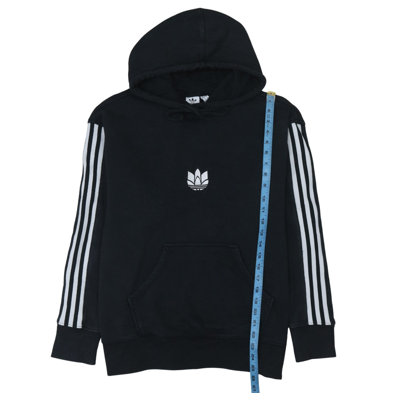Womens UK Size 10 adidas Black Pullover Hoodie