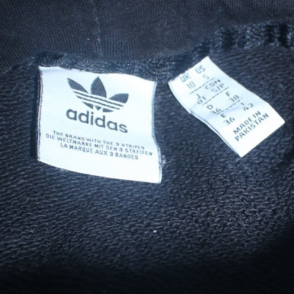 Womens UK Size 10 adidas Black Pullover Hoodie