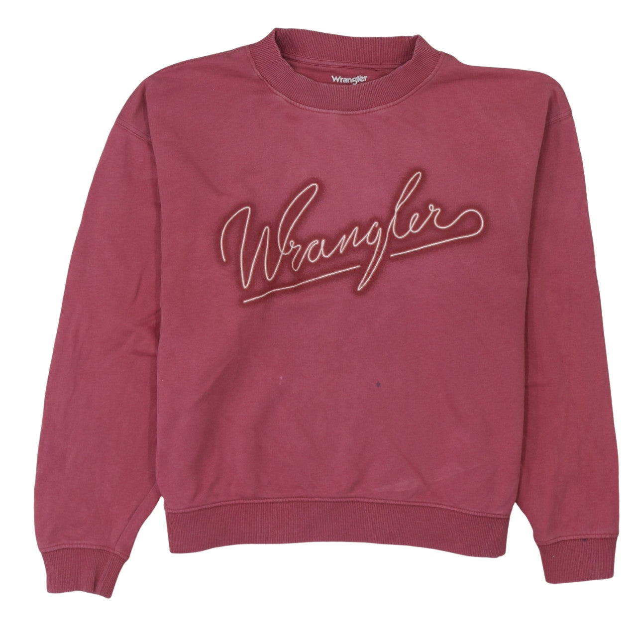 Womens UK Size M Wrangler Pink Pullover Sweatshirt