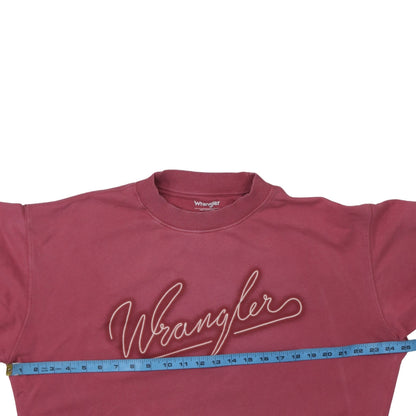 Womens UK Size M Wrangler Pink Pullover Sweatshirt