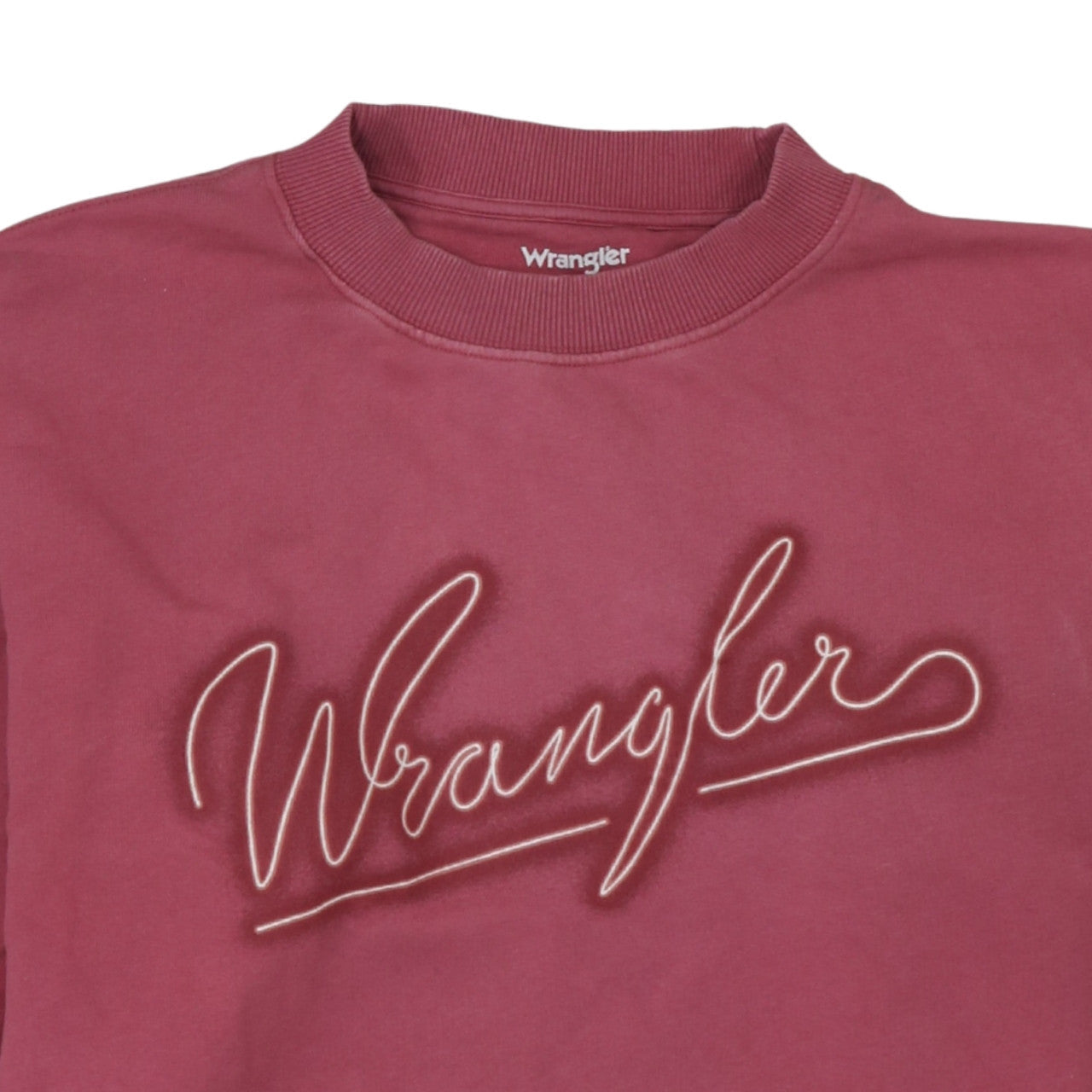 Womens UK Size M Wrangler Pink Pullover Sweatshirt