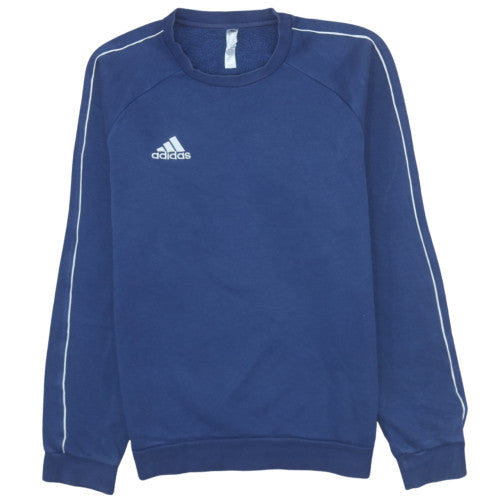 Mens UK Size S adidas Blue Pullover Sweatshirt
