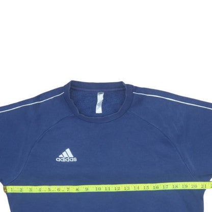 Mens UK Size S adidas Blue Pullover Sweatshirt