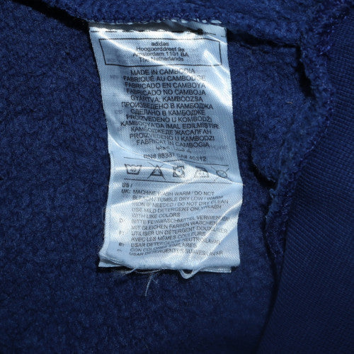 Mens UK Size S adidas Blue Pullover Sweatshirt