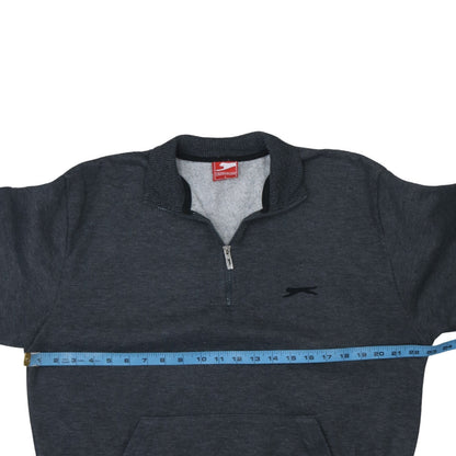 Mens UK Size L Slazenger Grey Pullover Sweatshirt