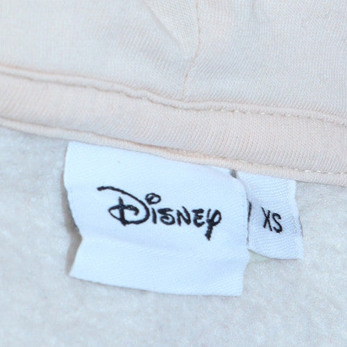 Womens UK Size XS Disney Beige Pullover Hoodie