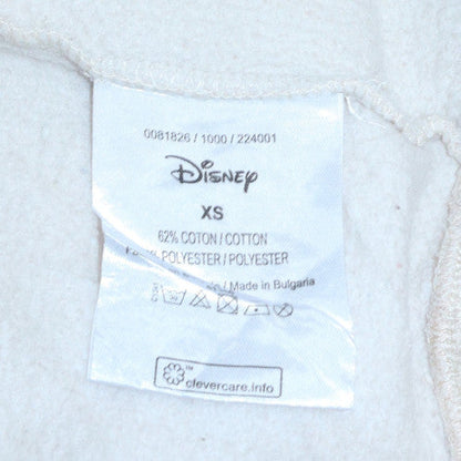 Womens UK Size XS Disney Beige Pullover Hoodie