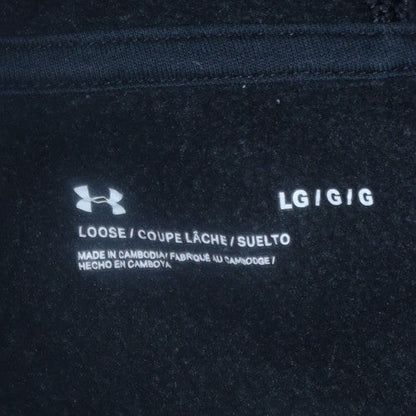 Mens UK Size L Under armour Black Pullover Hoodie