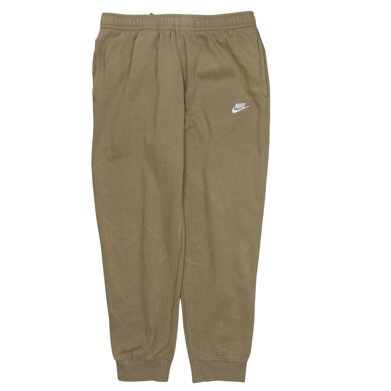 Mens UK Size L Nike Regular Fit Sweatpants Brown Trousers