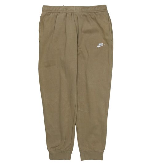 Mens UK Size L Nike Regular Fit Sweatpants Brown Trousers
