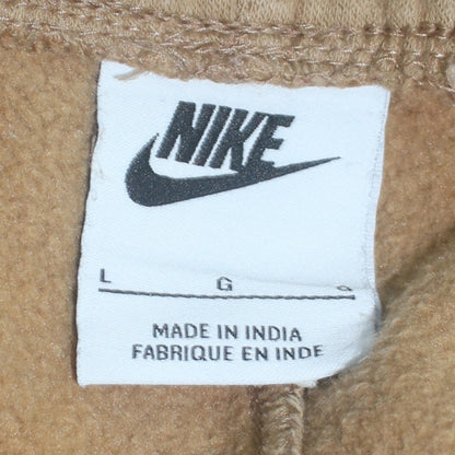 Mens UK Size L Nike Regular Fit Sweatpants Brown Trousers