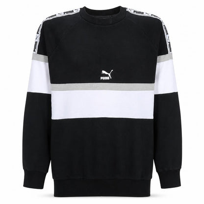 Mens UK Size M PUMA Black Pullover Sweatshirt