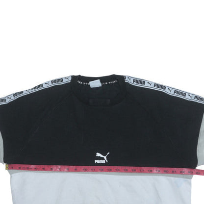 Mens UK Size M PUMA Black Pullover Sweatshirt