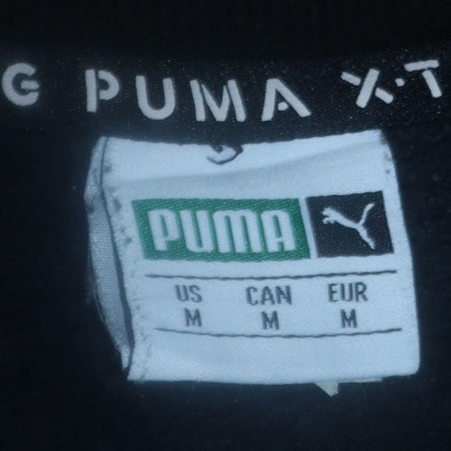 Mens UK Size M PUMA Black Pullover Sweatshirt