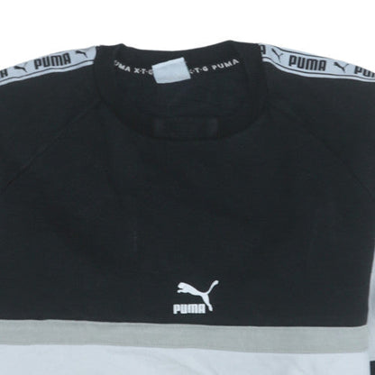 Mens UK Size M PUMA Black Pullover Sweatshirt